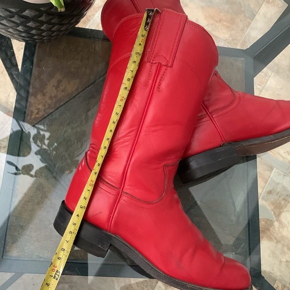 RARE🔥Vintage JUSTIN Western Roper Boots - Picture 6 of 12